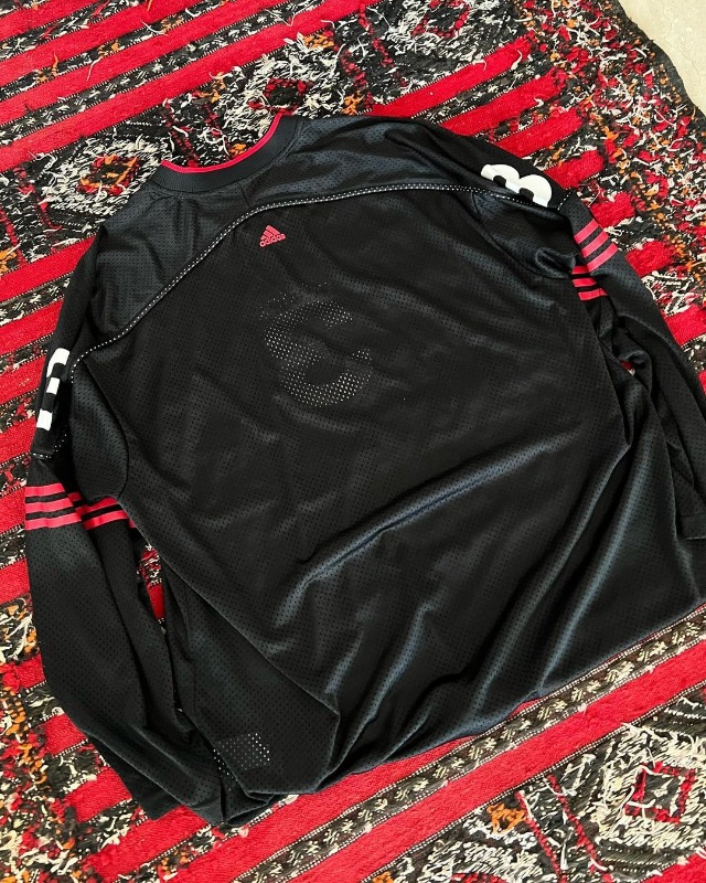 Vintage Adidas Black Label 90' Mesh Hockey Jersey_2