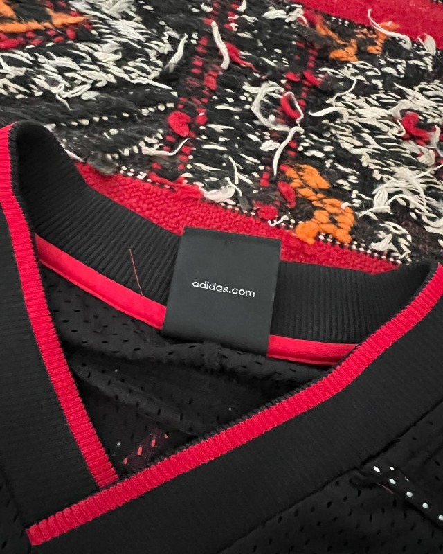 Vintage Adidas Black Label 90' Mesh Hockey Jersey_4