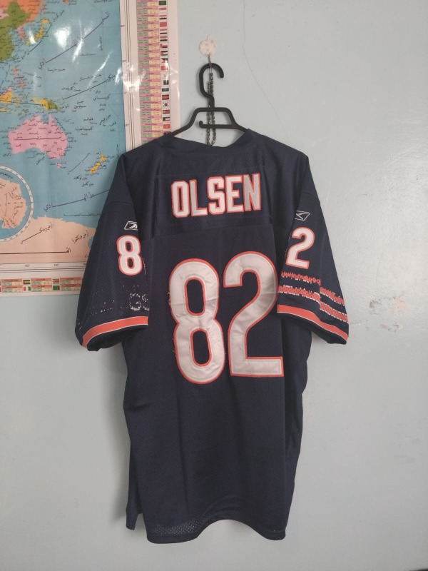 Vintage Reebok Chicago Bears Olsen 82 GSH NFL Football Jersey._1